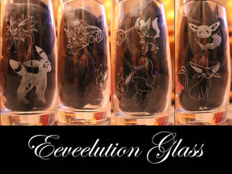 Eeveelution Glass by weisewoelfin