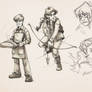 Katniss and Peeta sketches