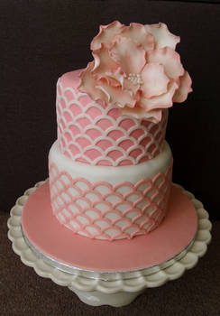 Pink Flower Cake