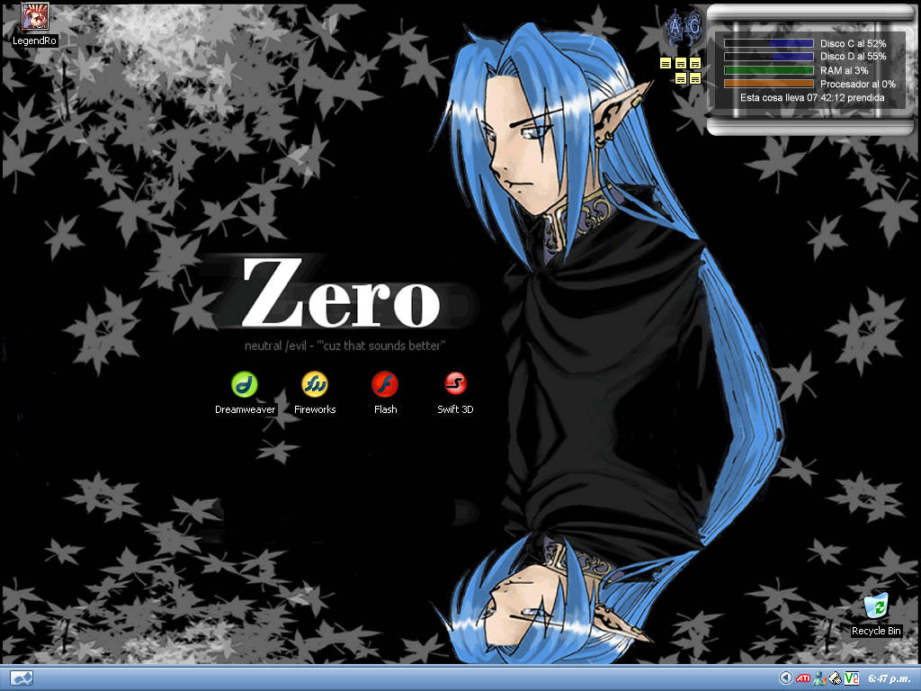 Zero's Screenshot