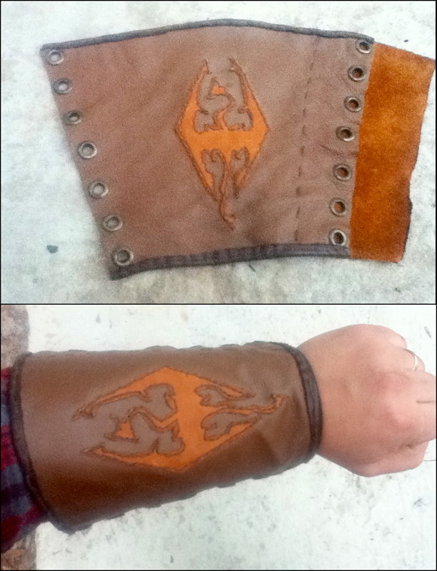 Imperial leather bracer