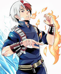 Todoroki shoto fanart