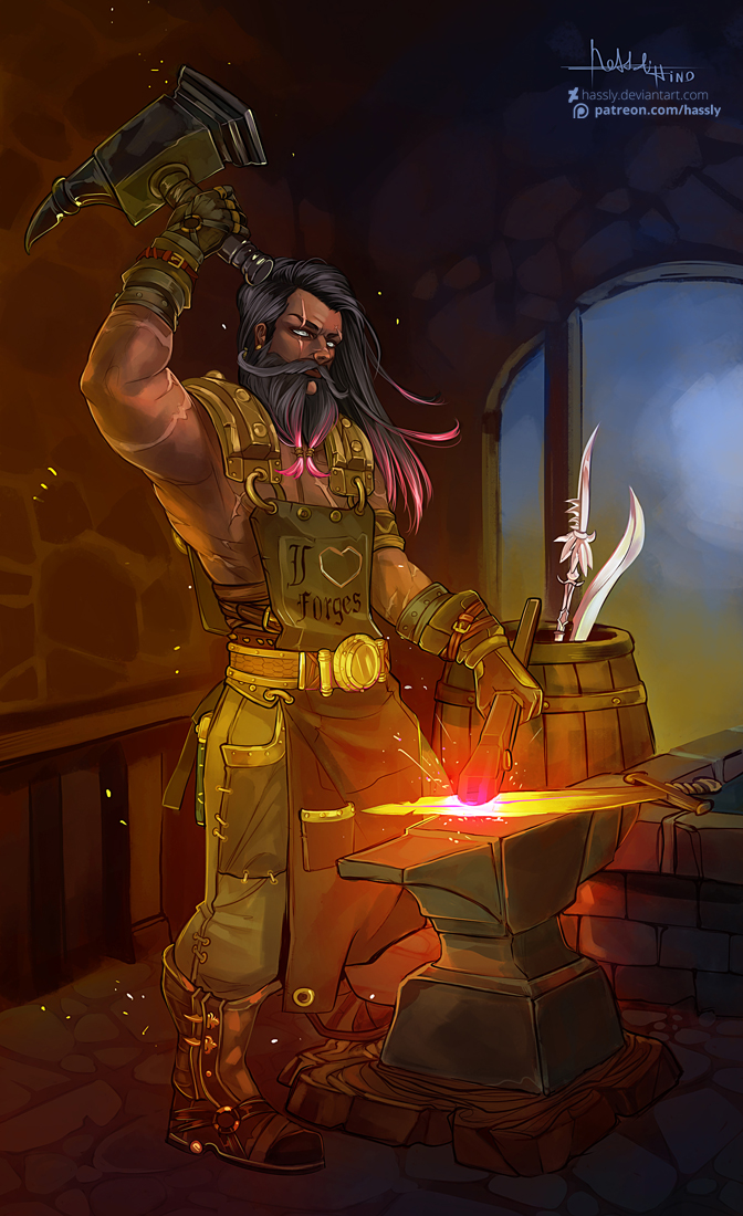 Commission: Blacksmith