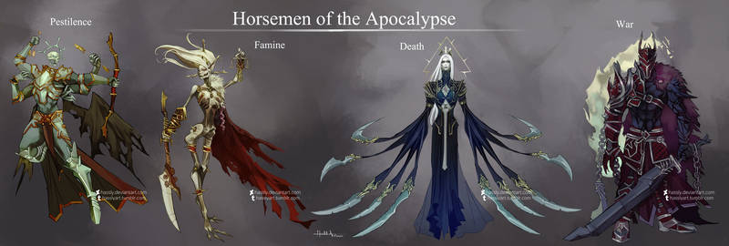 Commission: The Four Horsemen Of The Apocalypse