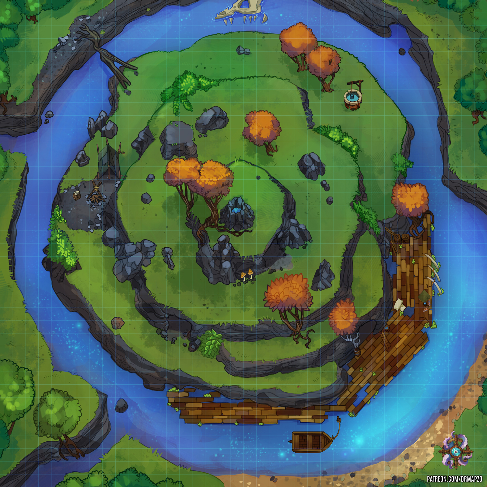 Island Hitmap Island Battle Map by Hassly on DeviantArt