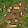 Small Farming Village DnD Battle Map