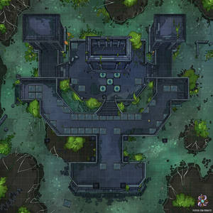 Fort Ruins Dungeons And Dragons Battle Map