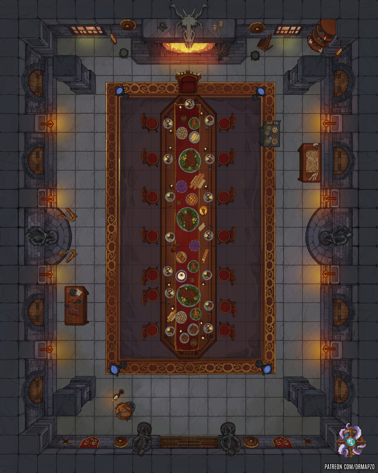 Dining Room Battle Map By Hassly On DeviantArt dining-room-battle-map-by-hassly-on-deviantart