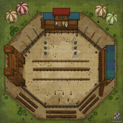 The Jousting Tournament Battle Map