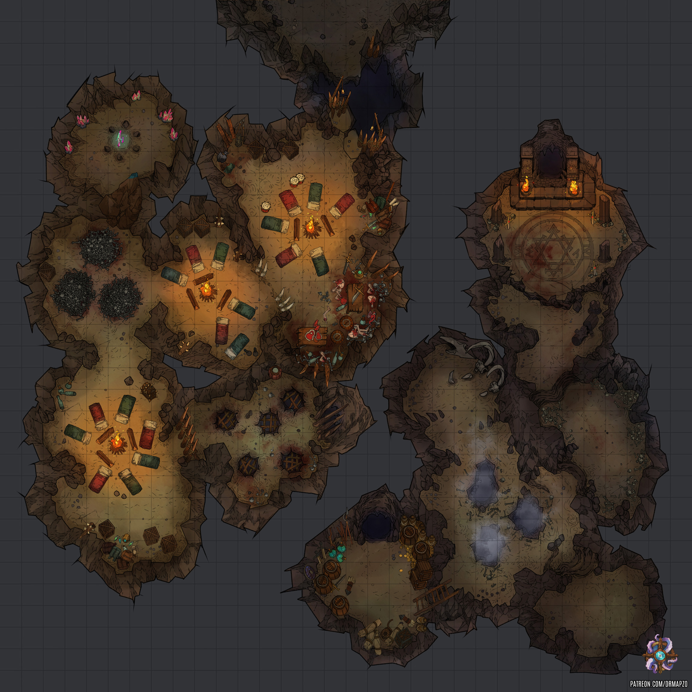 Goblin Cave Battle Map By Hassly On Deviantart