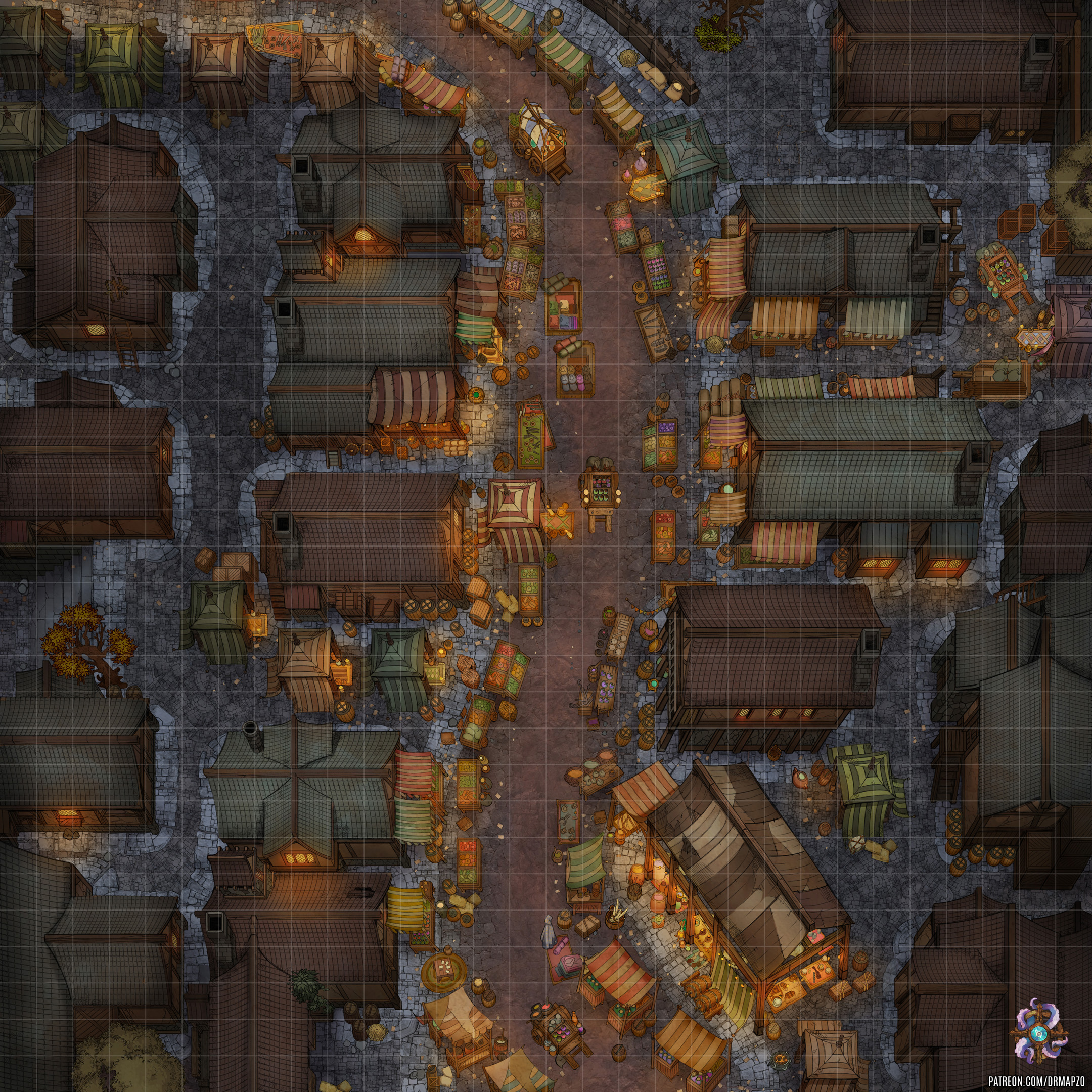 City Market Battle Map By Hassly On Deviantart