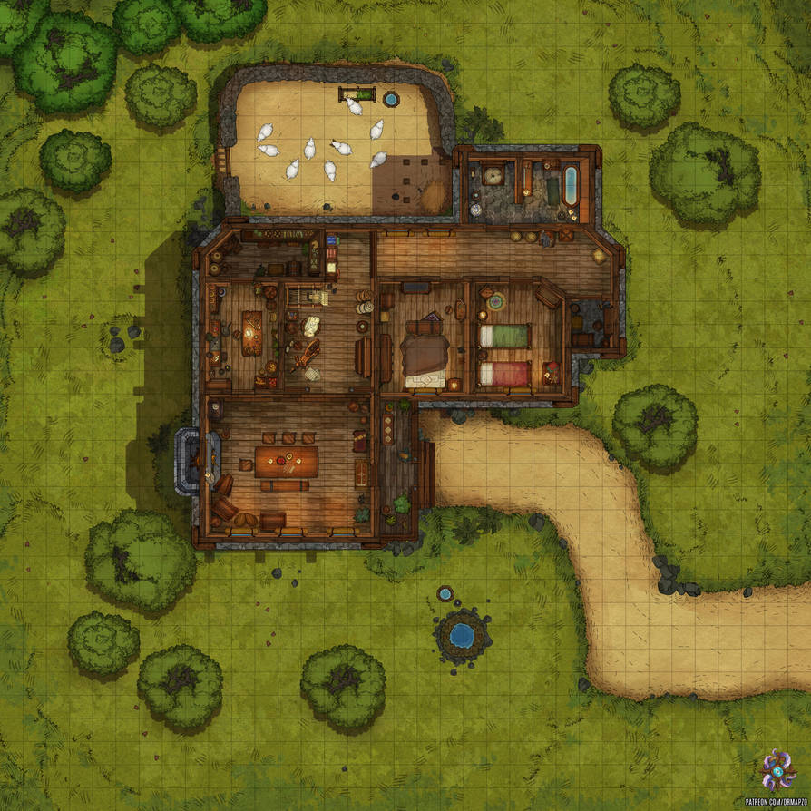 Farmer's House Battle Map by Hassly on DeviantArt