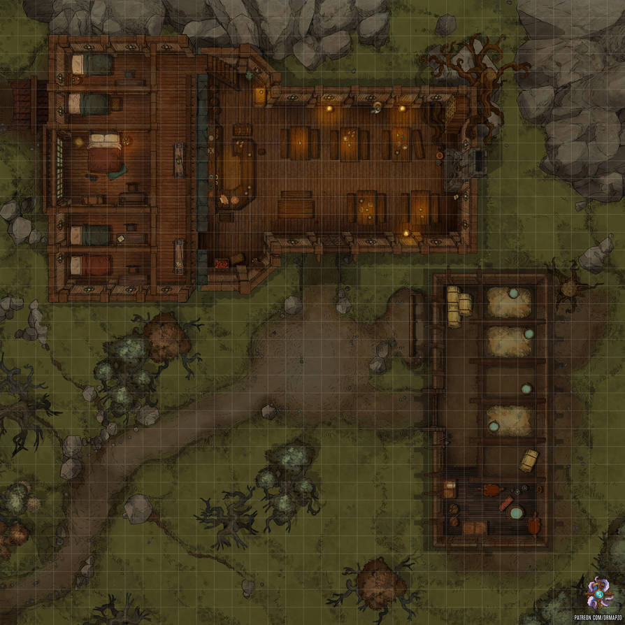 Mountainside Inn Battle Map by Hassly on DeviantArt