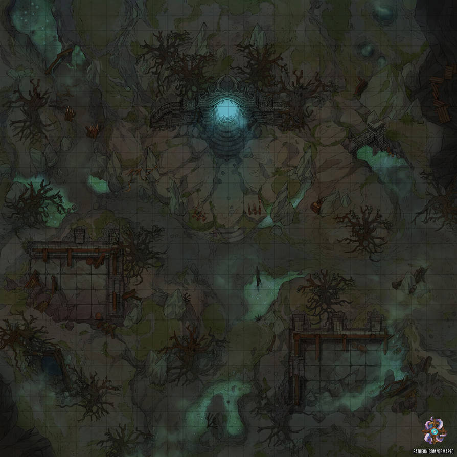 Shadowfell Gate Battle Map by Hassly on DeviantArt