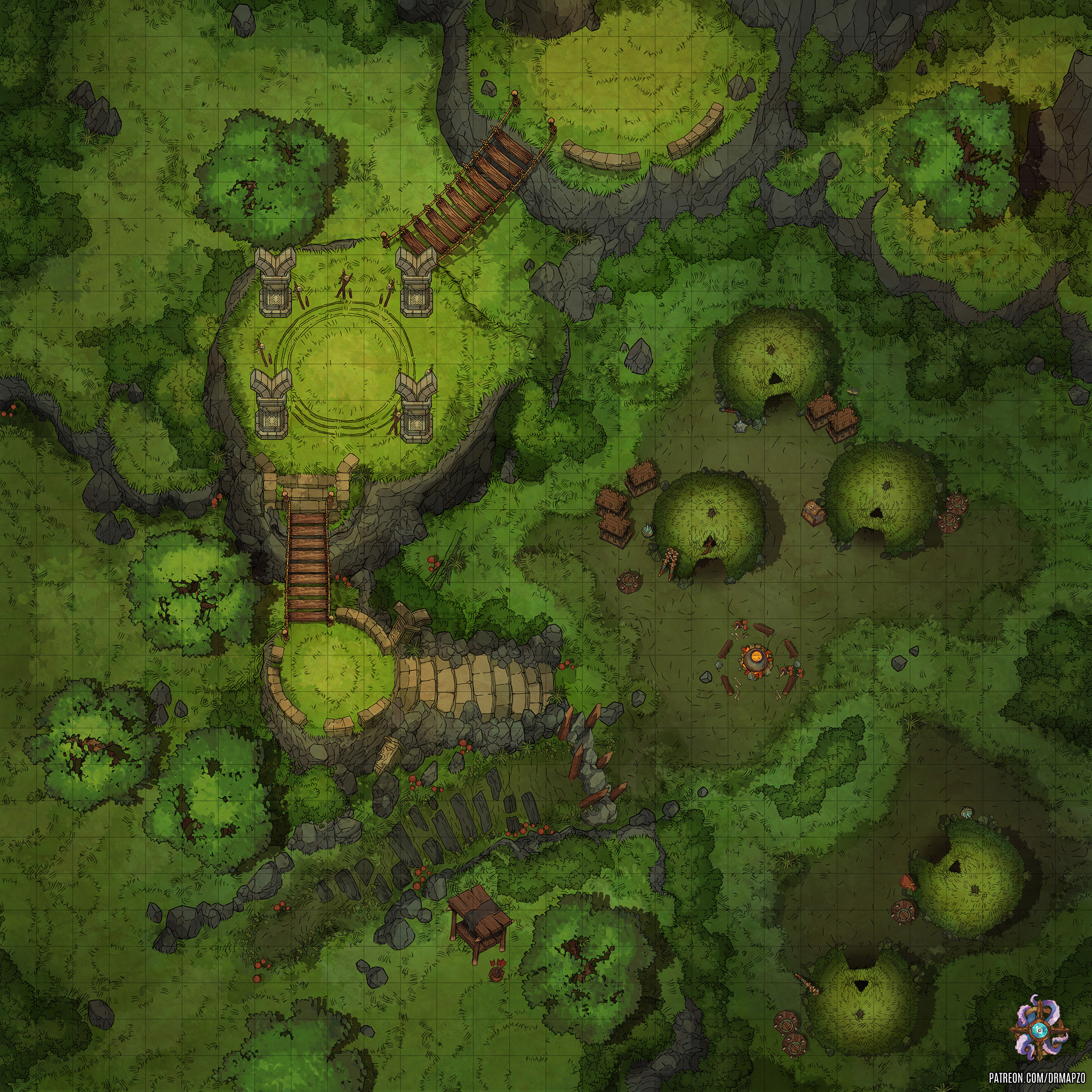 Goblin Camp Battle Map By Hassly On Deviantart In 2021 Dnd World Map