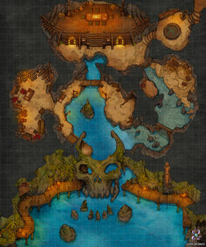 Pirate Hideout Battle Map