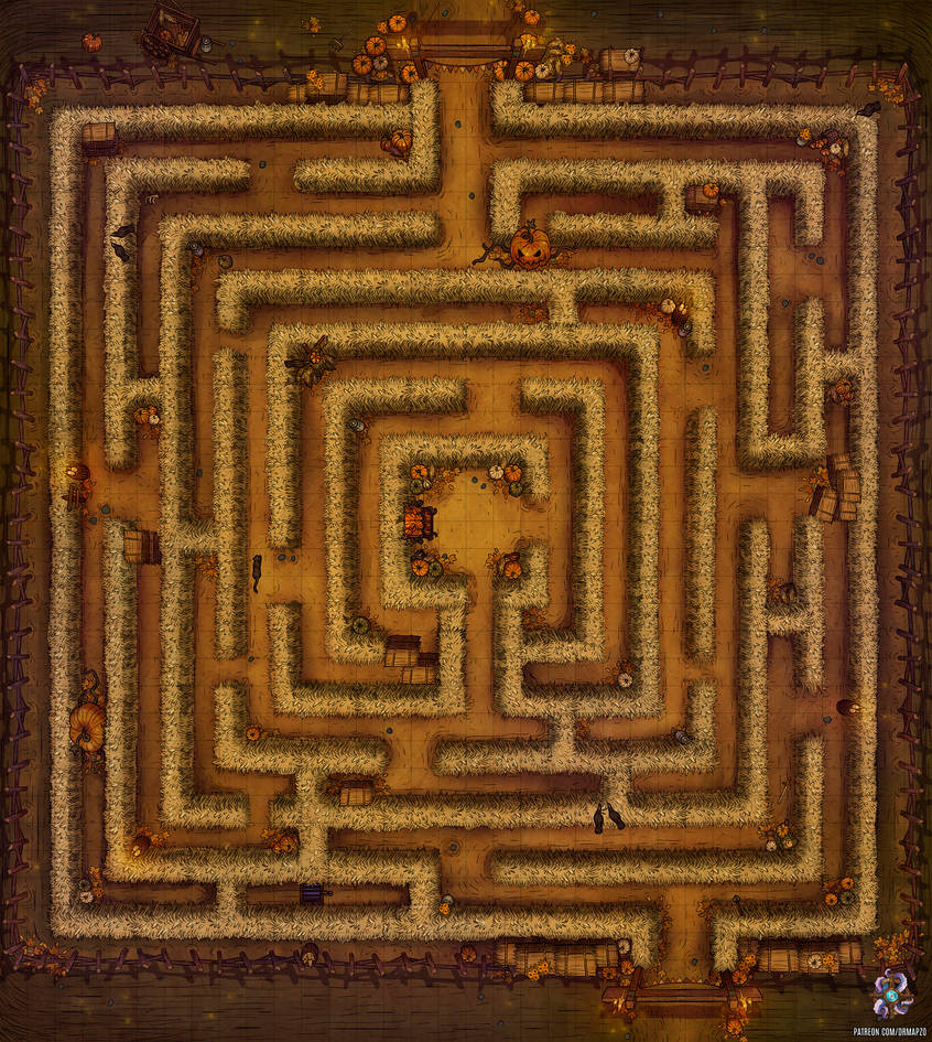 Corn Maze Battle Map By Hassly On DeviantArt