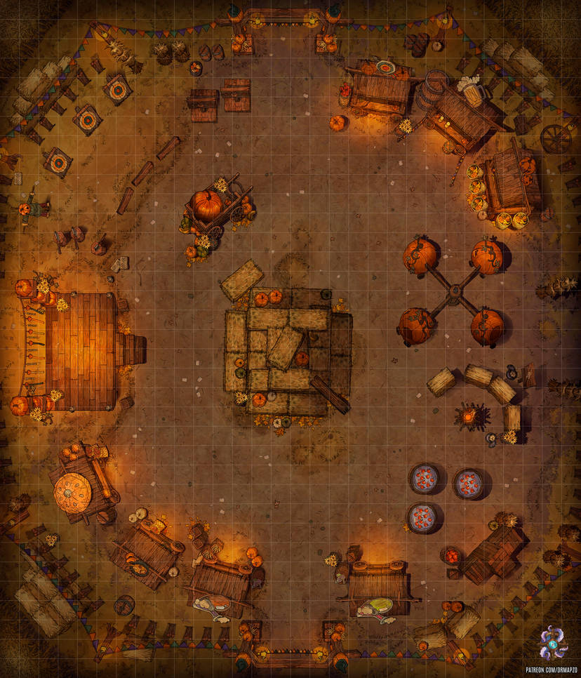 Pumpkin Fair Battle Map by Hassly on DeviantArt