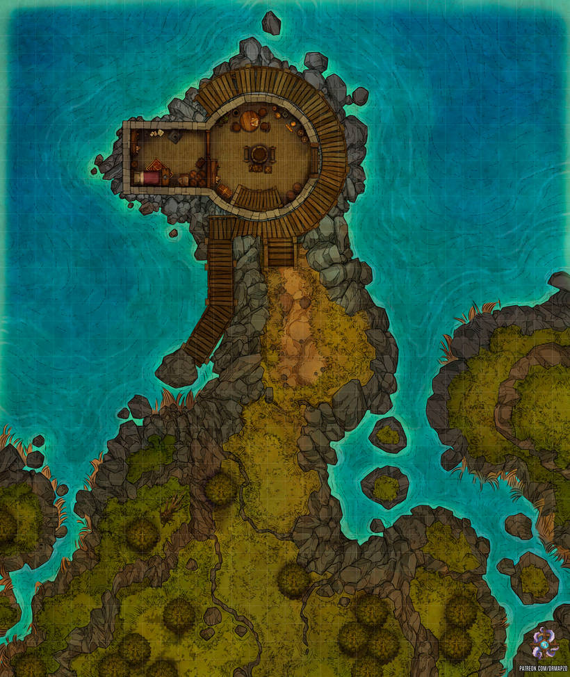 Lighthouse Battle Map By Hassly On DeviantArt