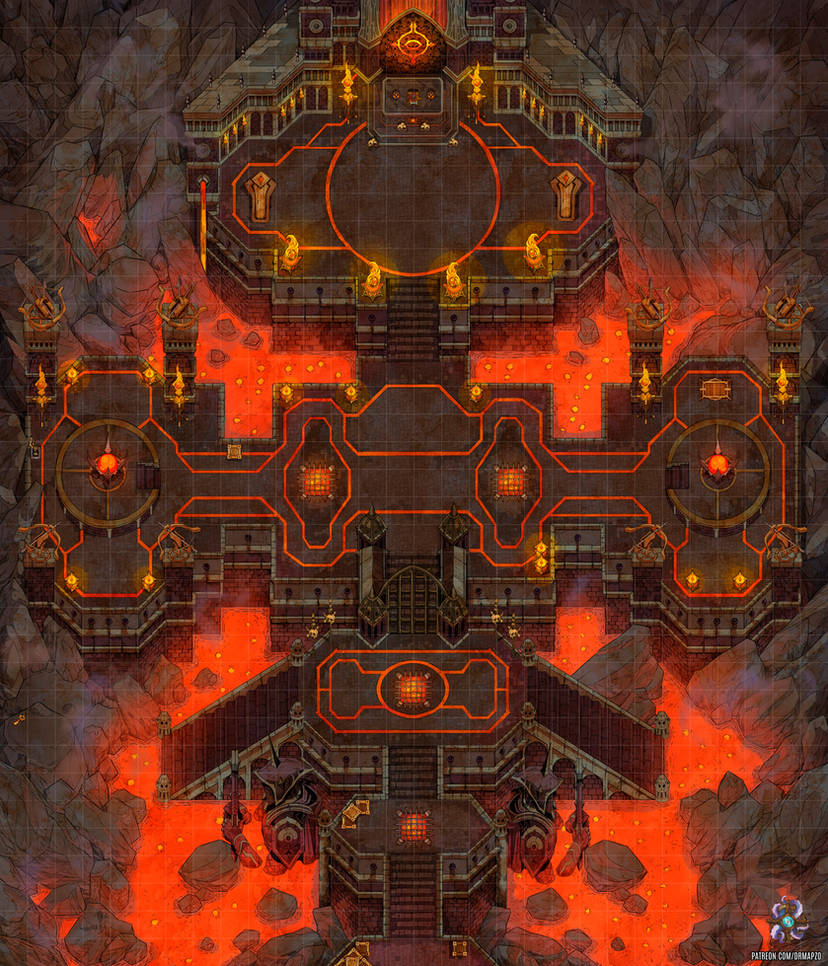 Infernal Altar Battle Map by Hassly on DeviantArt
