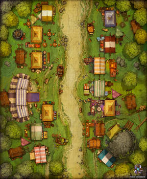 Magic Market Battle Map