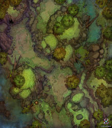 Tranquil Forest Battle Map