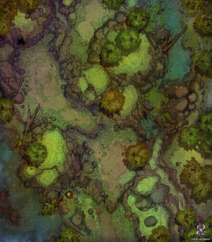 Tranquil Forest Battle Map