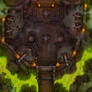Infernal Citadel Battle Map 28x39