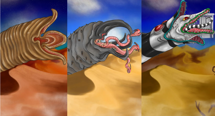Sandworms by ANEIXart on DeviantArt