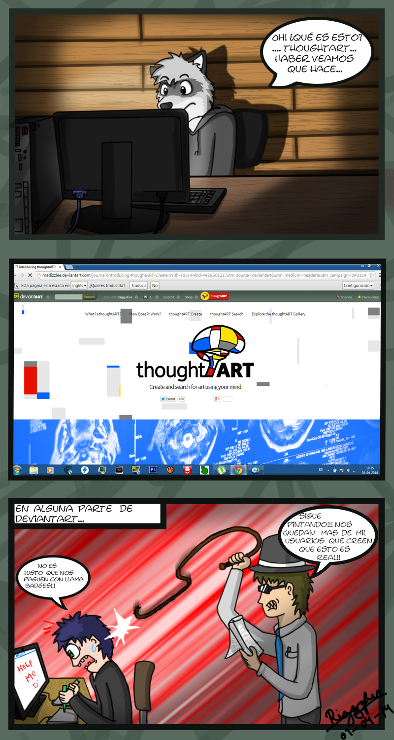 La verdad de ThoughtART  (comic)