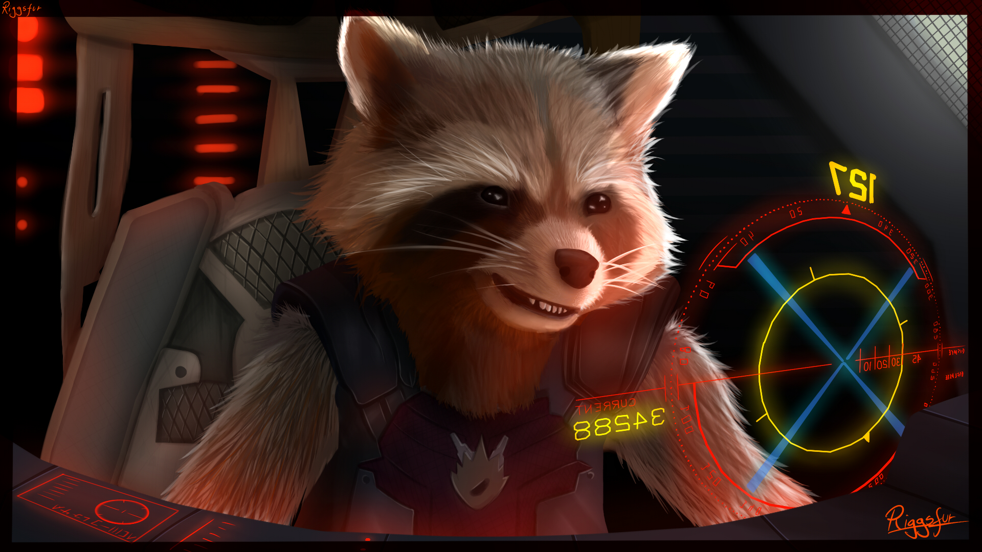 Rocket Fan Art by Riggs-Schroud on DeviantArt