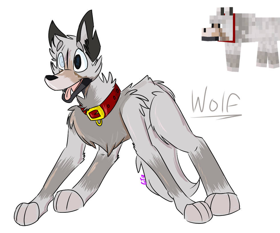 The minecraft wolf by maricela122 on DeviantArt