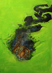 Here's another one of my work, the tiger in duckwe