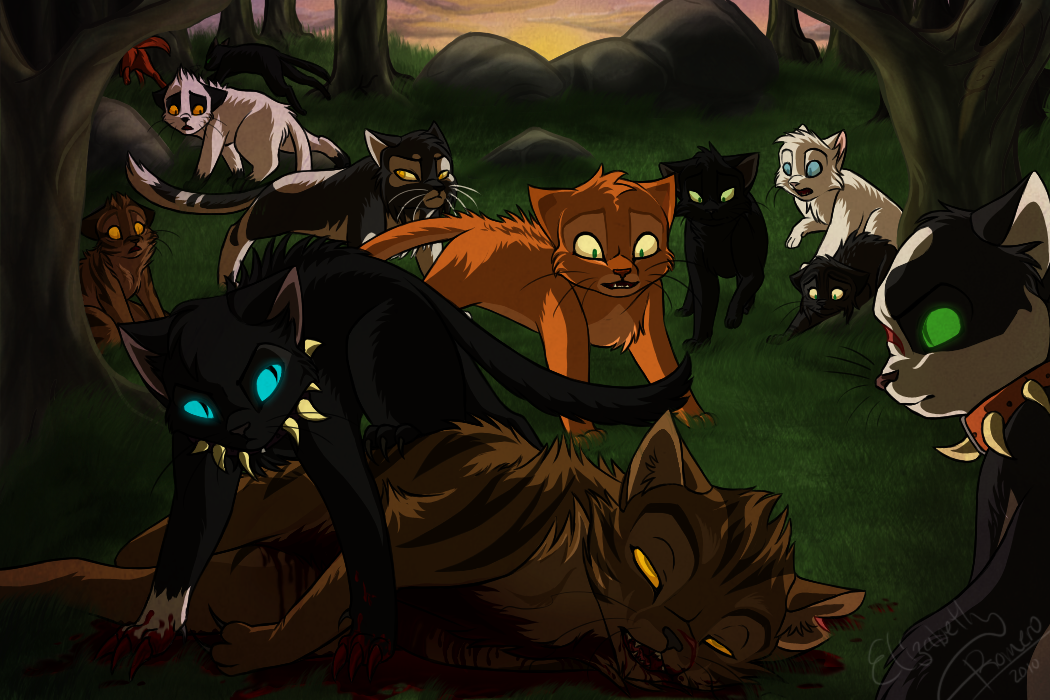 Warrior cats clans. Коты Воители Бич и Звездоцап. Коты Воители Звездоцап смерть. Коты Воители Звездоцап. Коты Воители смерть бича.