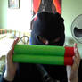 Nunchukus and my Ninja Costume