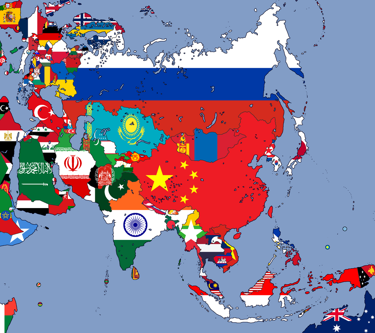 Flag Map Of Asia By Kasaistvan2005 On Deviantart Flag Map Of Asia By Kasaistvan2005 On Deviantart