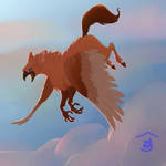 Hippogryph Aloft by Bailiwick
