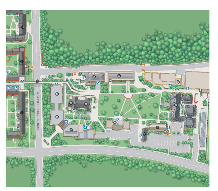 Loyola Maryland Campus Map
