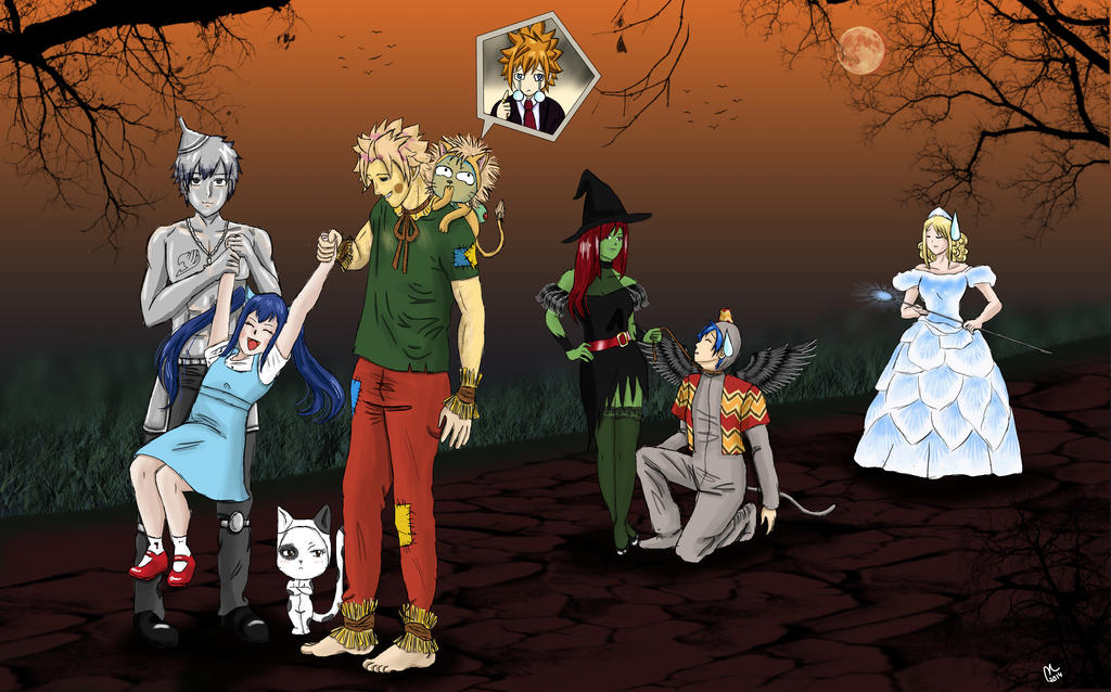 Team Natsu goes Wizard of Oz (Halloween Contest)