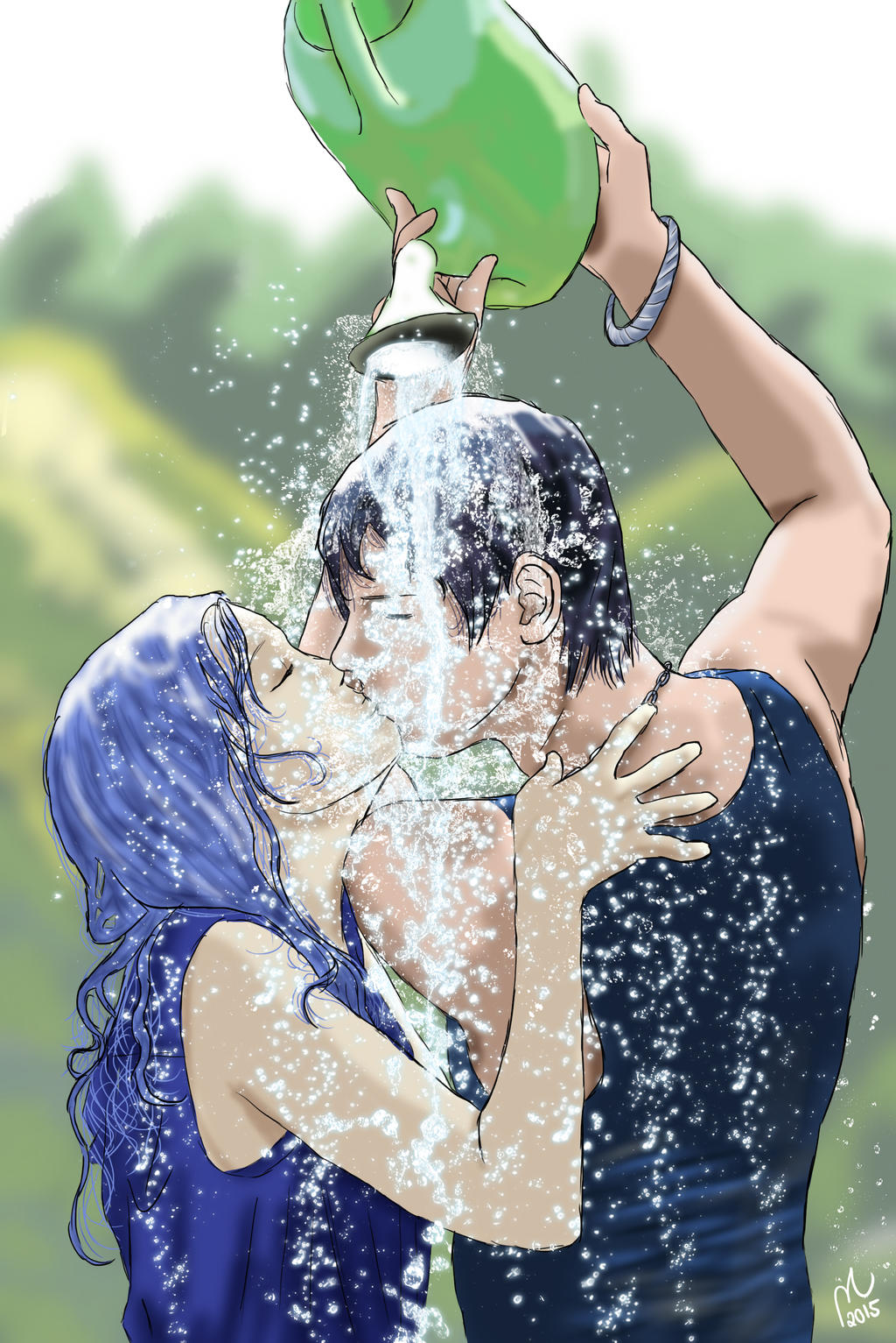 Gruvia Love Fest - Day 1: Wet