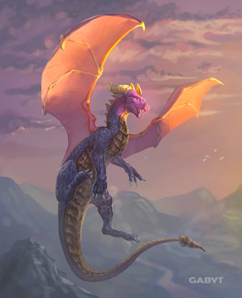 SPYRO - Sunset by Gaby-T on DeviantArt