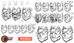 Furry Expressions Tutorial by Gaby-T