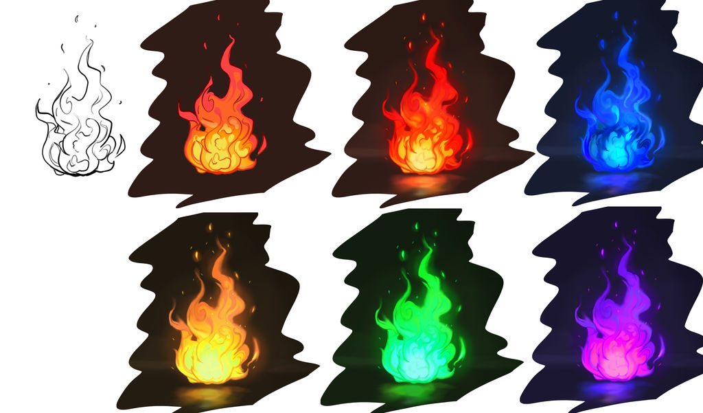 Flames Tutorial by Gaby-T on DeviantArt