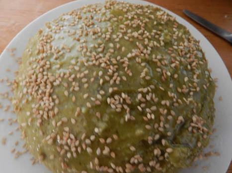 Tea Matcha cake