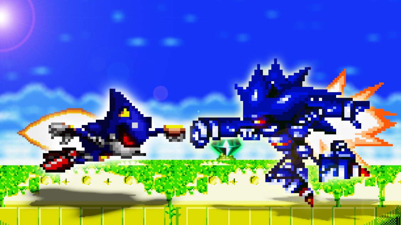 Mecha Sonic vs Metal Sonic