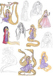 Rapunzel SketchDump