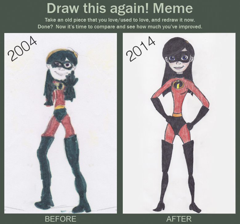 Violet Parr Before And After By Rainbowmachete On Deviantart Violet Parr Before And After By Rainbowmachete On Deviantart