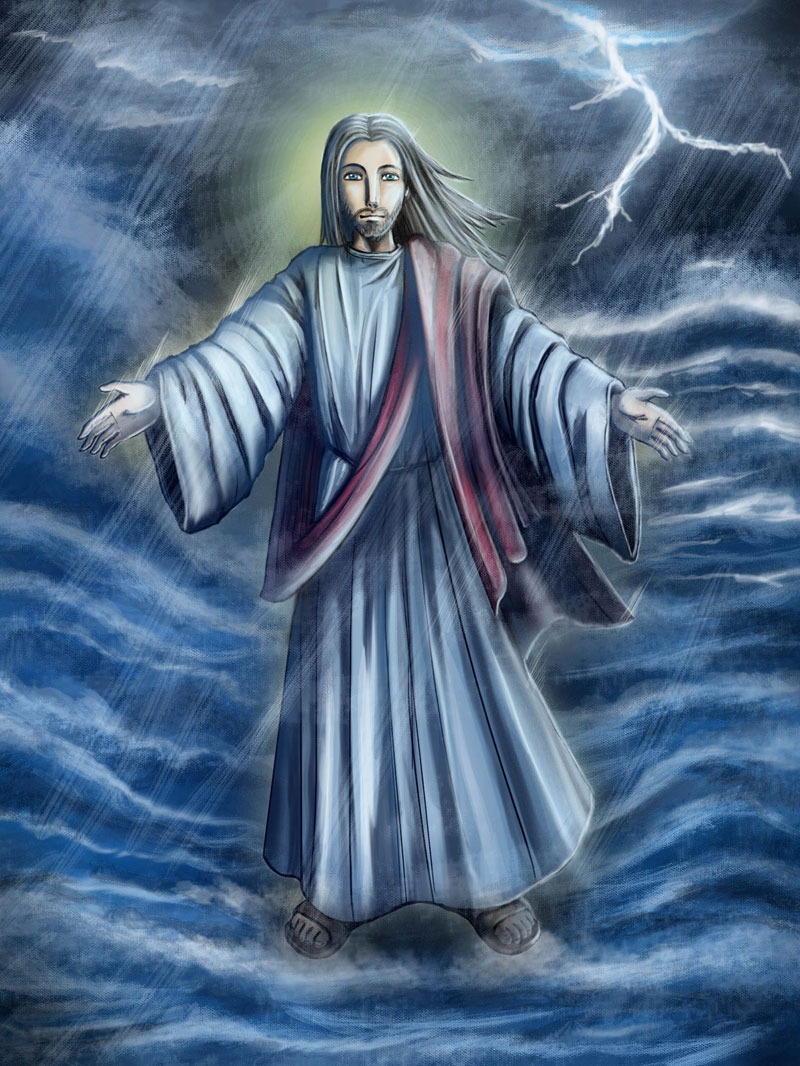 jesus in the storm