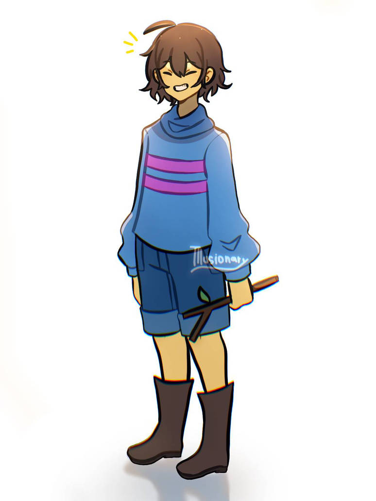 Debug Frisk Look its frisk by IllusionaryLocks on DeviantArt