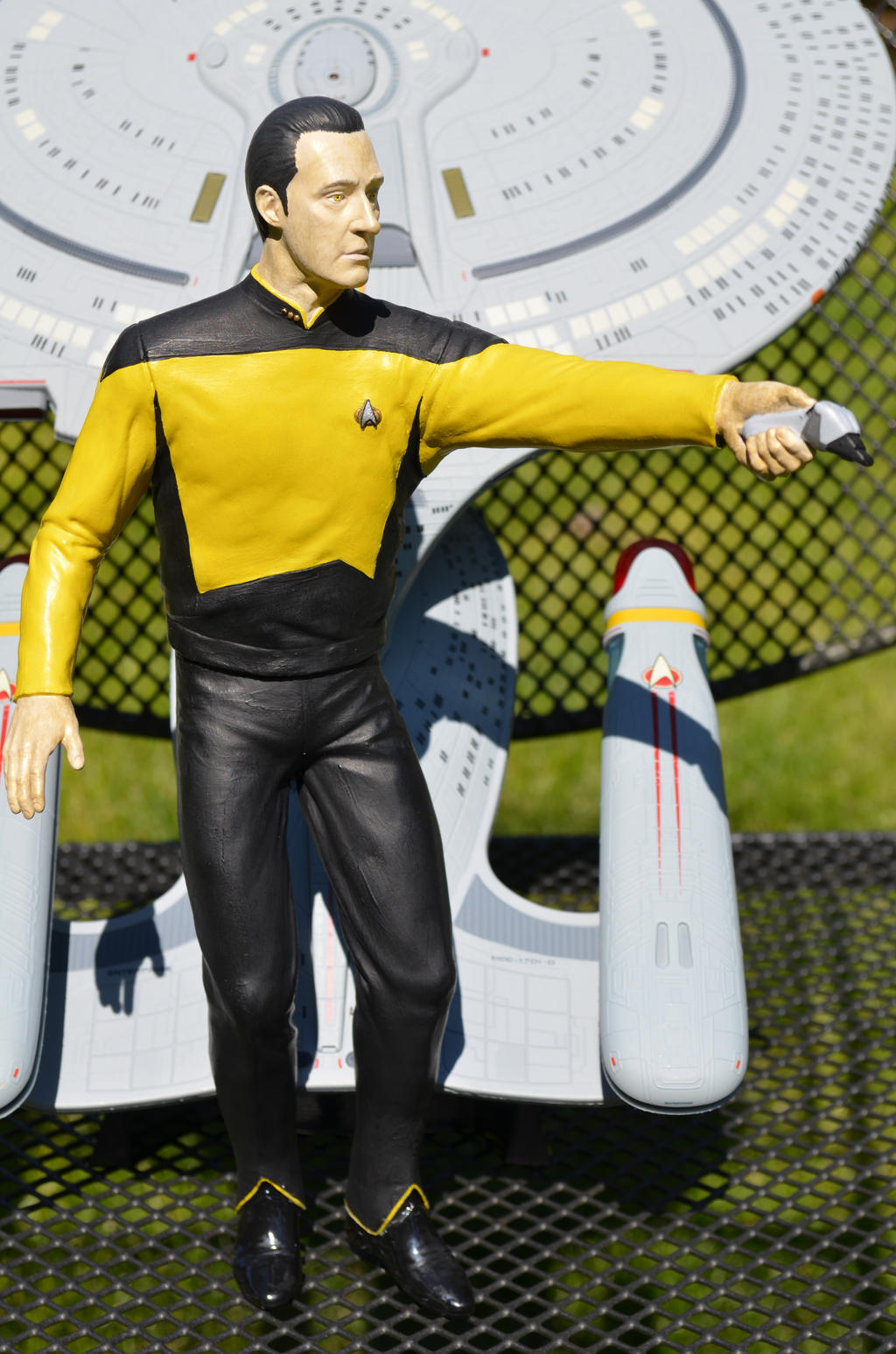 Star Trek Data Painted Figure